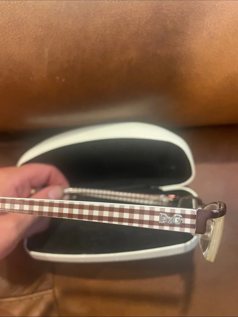 Dolce & Gabbana Eyeglasses DD5095 1066 Brown Gingham
